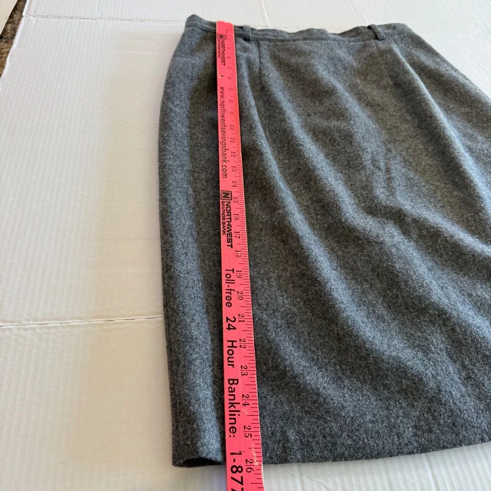 Y2k Vtg NYCC New York‎ Clothing Co. 100% Wool Skirt Size 16 Vintage A-Line USA